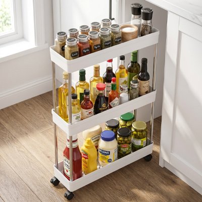 Desserte a roulettes 