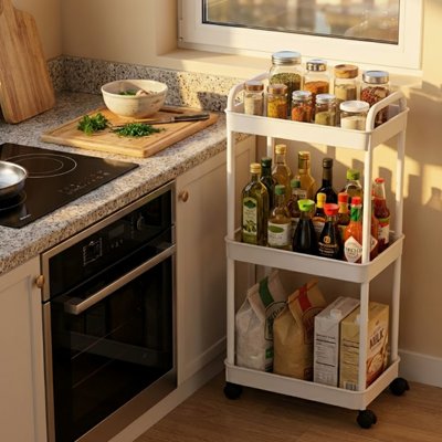 Desserte a roulettes 